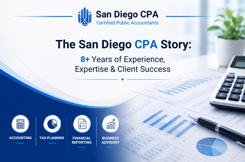 The San Diego CPA Story: 8+ Years of Experience, Expertise & Client Success